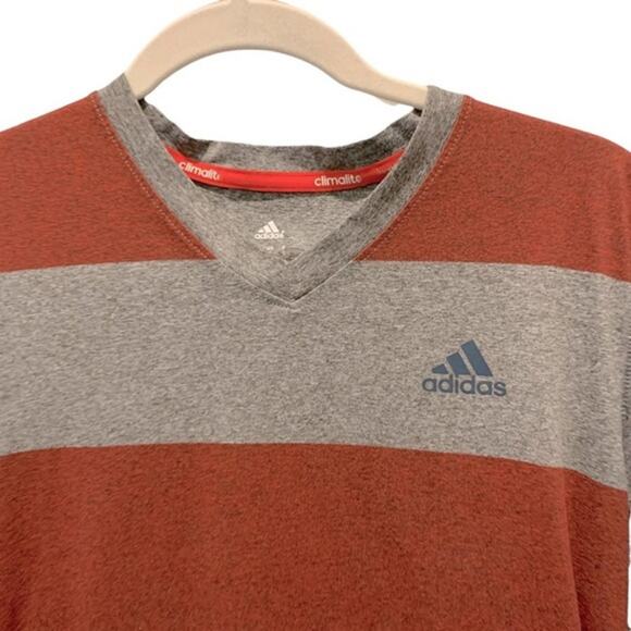 Adidas climatelite size‎ small. Striped tee - Picture 2 of 4